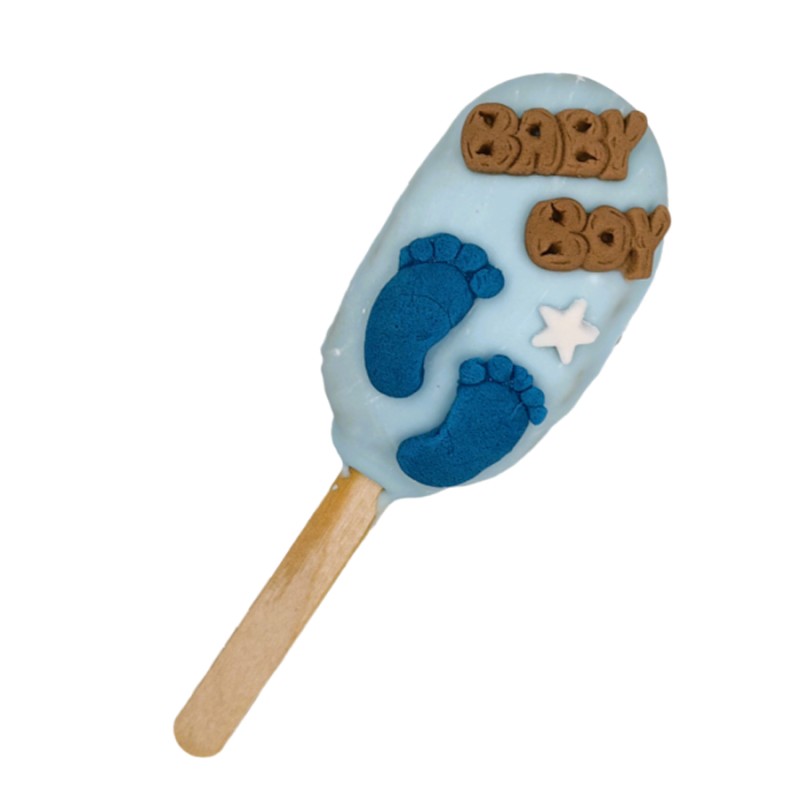 Θεματικό Πακέτο Γλυκών "Baby Boy" - 50τμχ. (Μπισκότα - Cupcakes - Cakesickles - Donuts)