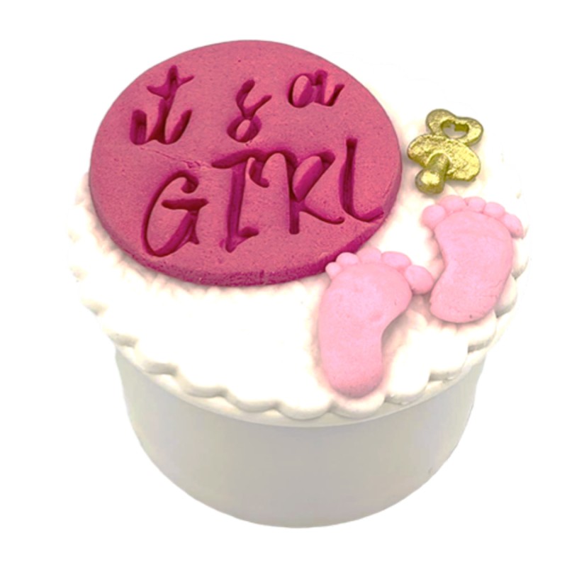 Θεματικό Πακέτο Γλυκών "Baby Girl" - 50τμχ. (Μπισκότα - Cupcakes - Cakesickles - Cakepops)