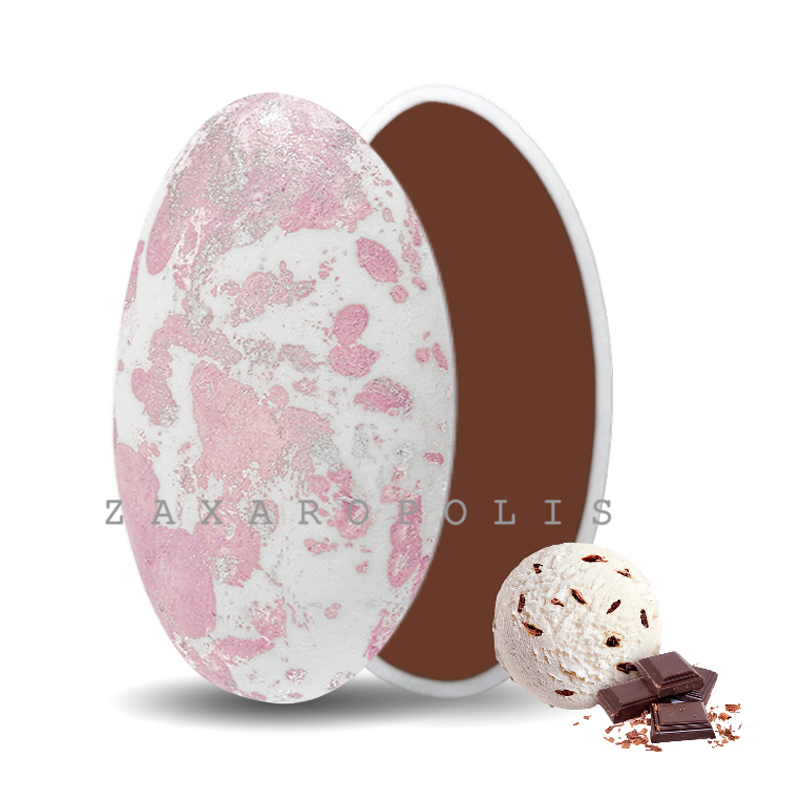 Κουφέτα Zaxaropolis - Choco Splash Στρατσιατέλα Σάπιο Μήλο Πιτσιλωτό (1kg.) ≈275τμχ.