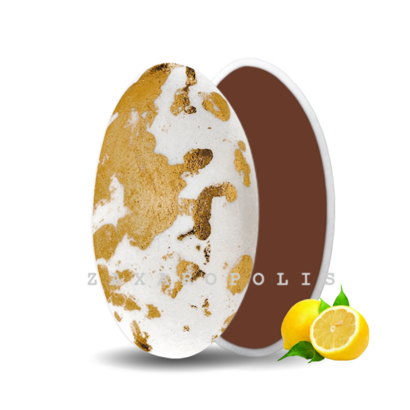 Κουφέτα Zaxaropolis - Choco Splash Λεμόνι Μπρονζέ Πιτσιλωτό (1kg.) ≈275τμχ.