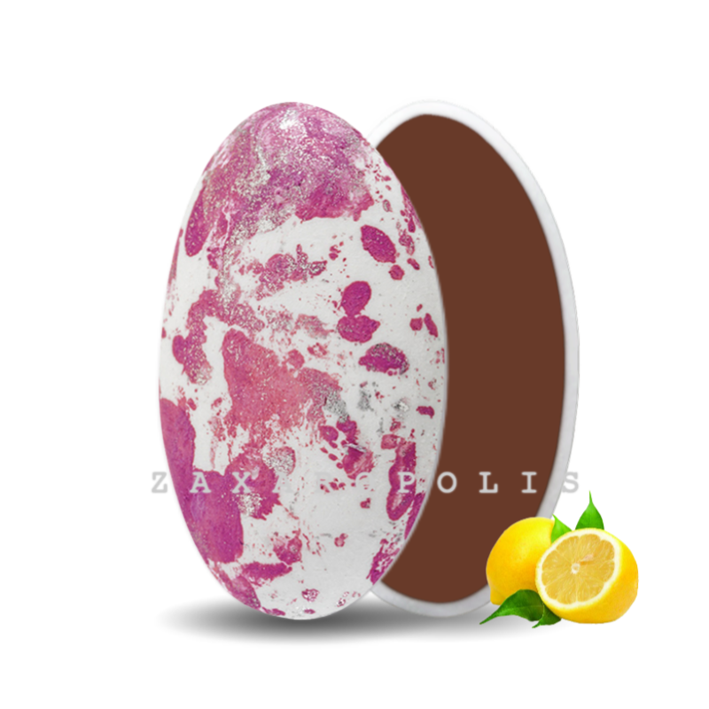 Κουφέτα Zaxaropolis - Choco Splash Λεμόνι Φούξια Πιτσιλωτό (1kg.) ≈275τμχ.
