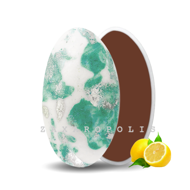 Κουφέτα Zaxaropolis - Choco Splash Λεμόνι Βεραμάν Πιτσιλωτό (1kg.) ≈275τμχ.