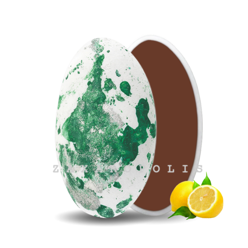 Κουφέτα Zaxaropolis - Choco Splash Λεμόνι Πράσινο Πιτσιλωτό (1kg.) ≈275τμχ.