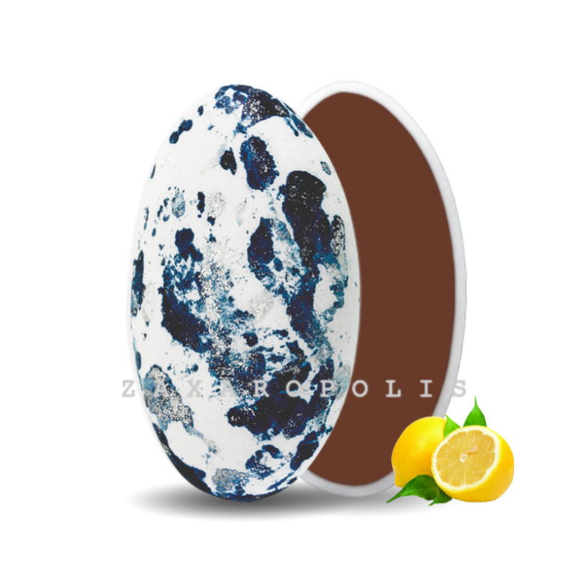 Κουφέτα Zaxaropolis - Choco Splash Λεμόνι Σκούρο Μπλε Πιτσιλωτό (1kg.) ≈275τμχ.