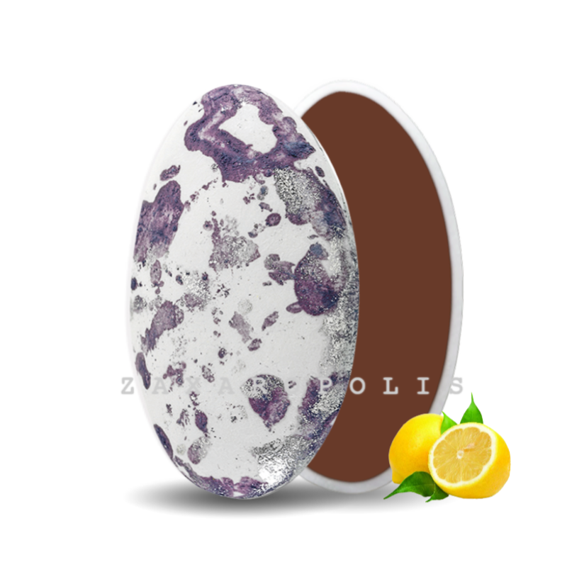 Κουφέτα Zaxaropolis - Choco Splash Λεμόνι Μωβ Πιτσιλωτό (1kg.) ≈275τμχ.