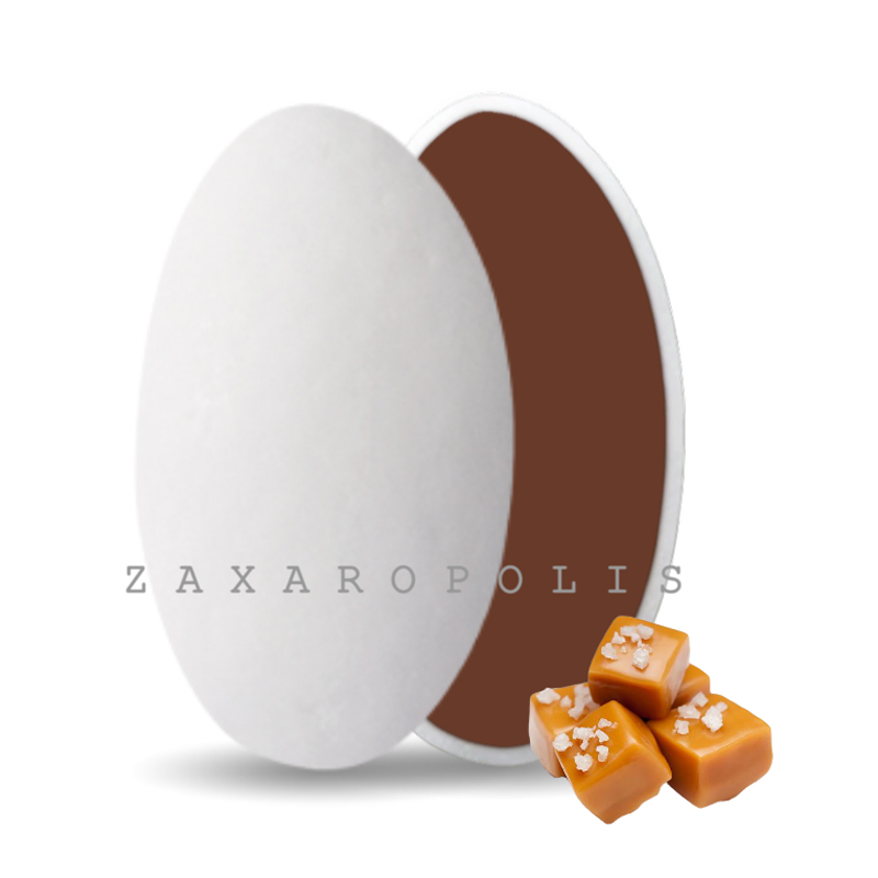 Κουφέτα Zaxaropolis - Choco Splash Καραμέλα Λευκό (1kg.) ≈275τμχ.