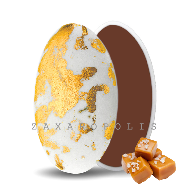 Κουφέτα Zaxaropolis - Choco Splash Αλατισμένη Καραμέλα Χρυσό Πιτσιλωτό (1kg.) ≈275τμχ.