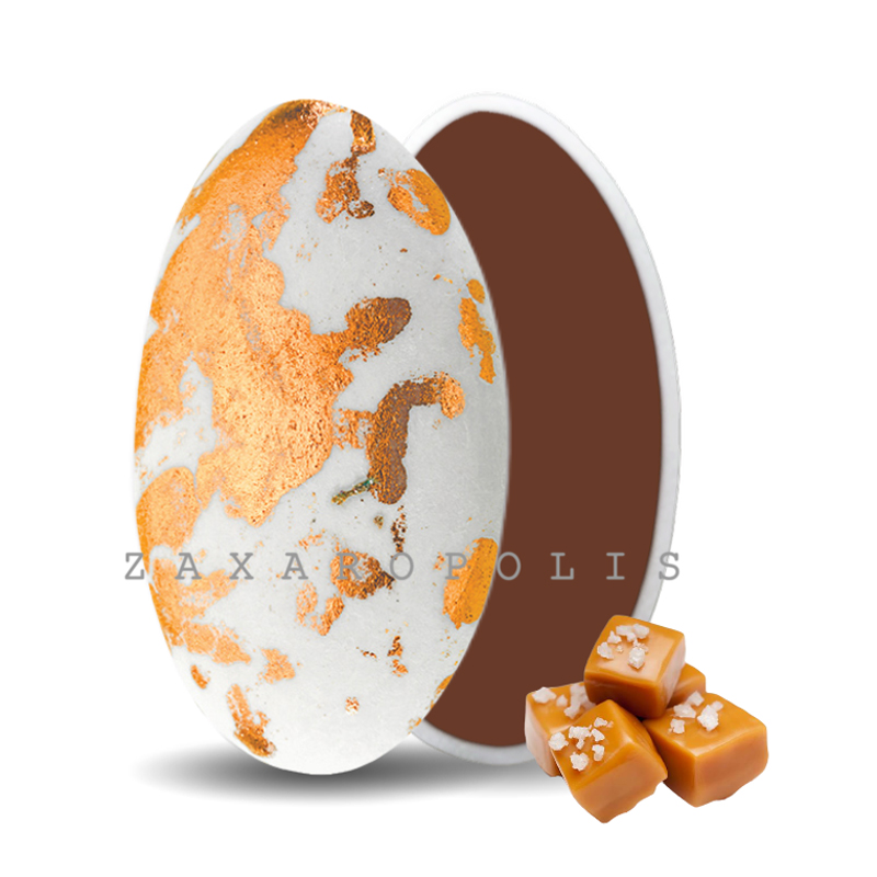 Κουφέτα Zaxaropolis - Choco Splash Καραμέλα Ροζ Χρυσό Πιτσιλωτό (1kg.) ≈275τμχ.