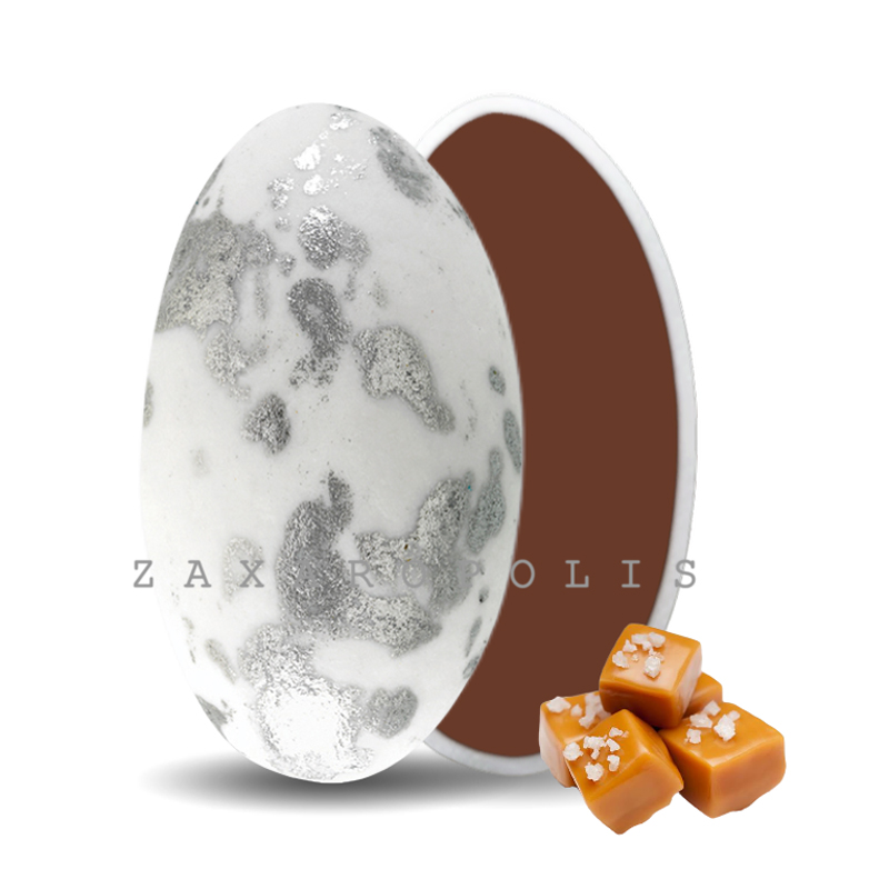 Κουφέτα Zaxaropolis - Choco Splash Καραμέλα Ασημί Πιτσιλωτό (1kg.) ≈275τμχ.
