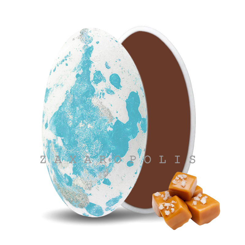 Κουφέτα Zaxaropolis - Choco Splash Καραμέλα Γαλάζιο Πιτσιλωτό (1kg.) ≈275τμχ.