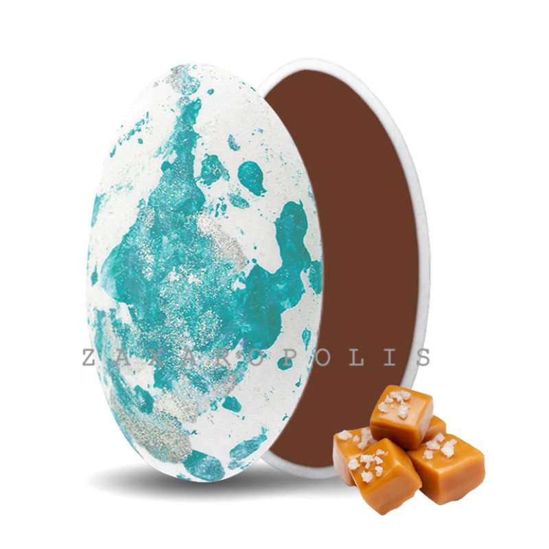 Κουφέτα Zaxaropolis - Choco Splash Καραμέλα Τιρκουάζ Πιτσιλωτό (1kg.) ≈275τμχ.