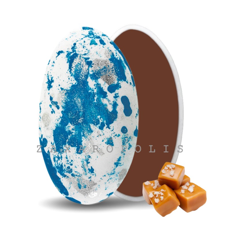 Κουφέτα Zaxaropolis - Choco Splash Καραμέλα Μπλε Πιτσιλωτό (1kg.) ≈275τμχ.