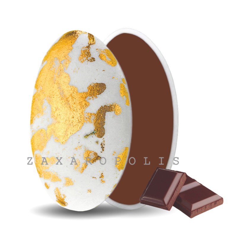 Κουφέτα Zaxaropolis - Choco Splash Σοκολάτα Χρυσό Πιτσιλωτό (1kg.) ≈275τμχ.