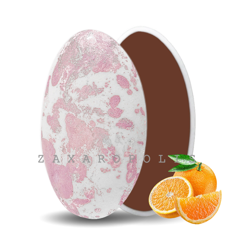 Κουφέτα Zaxaropolis - Choco Splash Πορτοκάλι Σάπιο Μήλο Πιτσιλωτό (1kg.) ≈275τμχ.