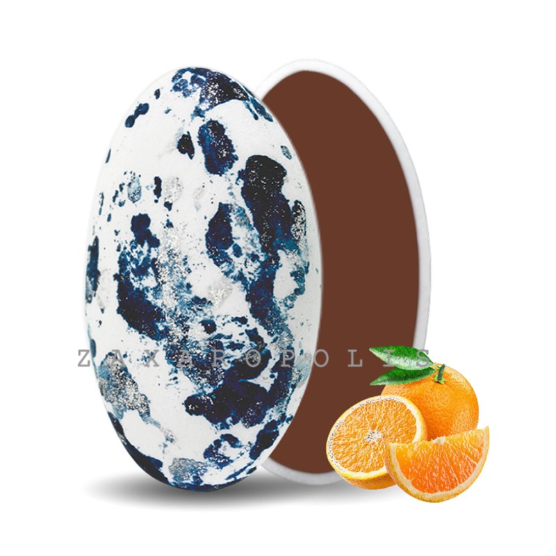 Κουφέτα Zaxaropolis - Choco Splash Πορτοκάλι Σκούρο Μπλε Πιτσιλωτό (1kg.) ≈275τμχ.