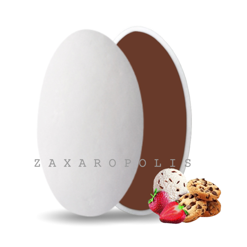 Κουφέτα Zaxaropolis - Choco Splash Mix Γεύσεων Λευκό (1kg.) ≈275τμχ.