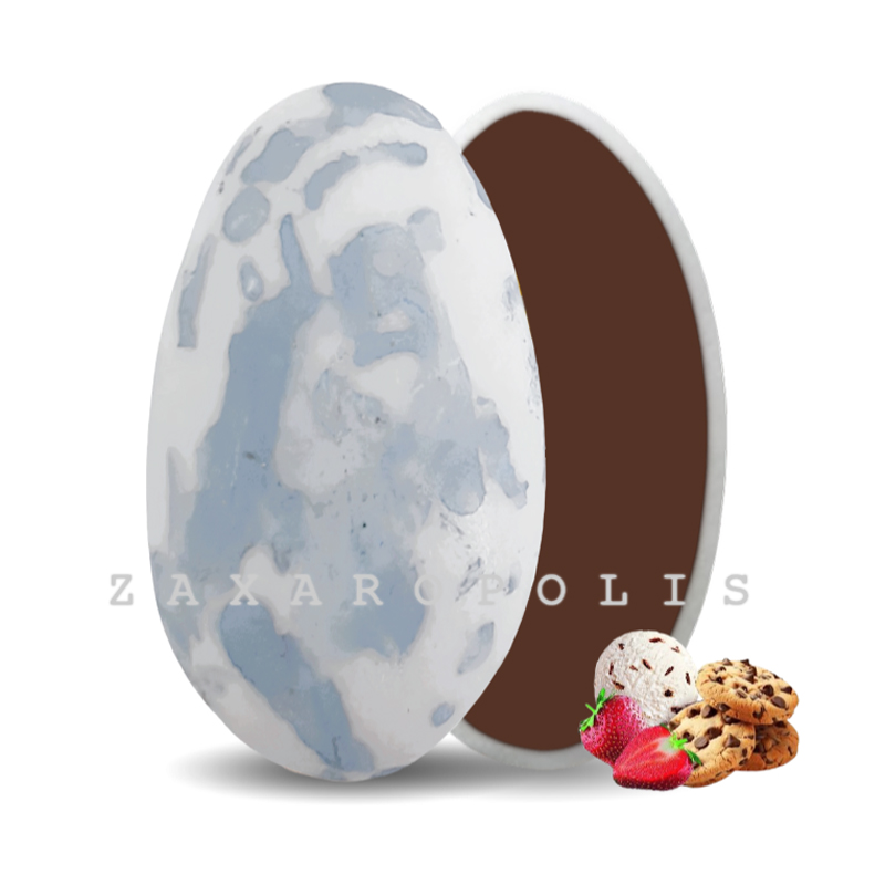 Κουφέτα Zaxaropolis - Choco Splash Mix Γεύσεων Dusty Dior Μπλε Πιτσιλωτό (1kg.) ≈275τμχ.