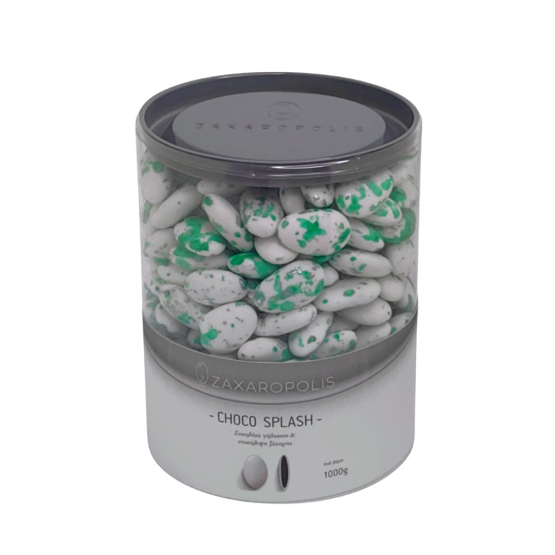 Κουφέτα Zaxaropolis - Choco Splash Mix Γεύσεων Μέντα Πιτσιλωτό (1kg.) ≈275τμχ.