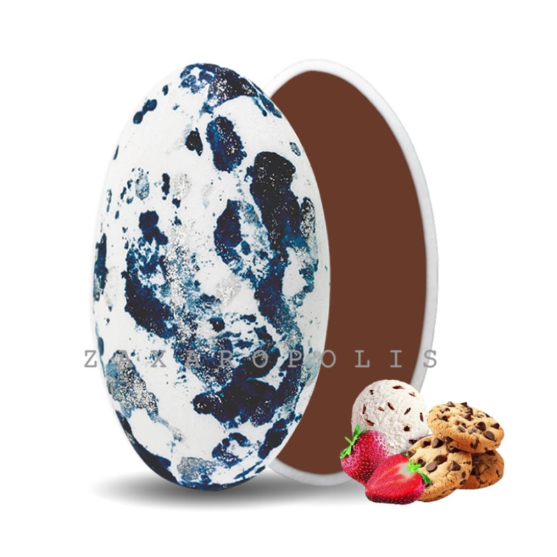 Κουφέτα Zaxaropolis - Choco Splash Mix Γεύσεων Σκούρο Μπλε Πιτσιλωτό (1kg.) ≈275τμχ.
