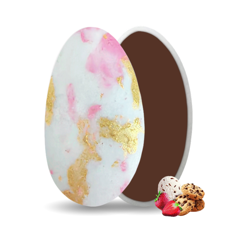 Κουφέτα Zaxaropolis - Choco Splash Mix Γεύσεων Ροζ Μπρονζέ Πιτσιλωτό (1kg.) ≈275τμχ.