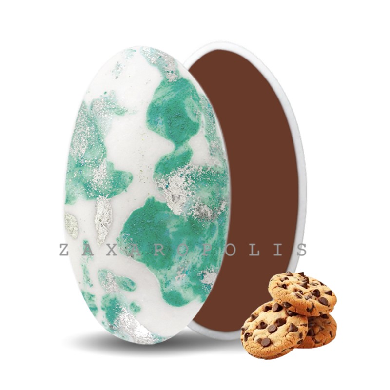 Κουφέτα Zaxaropolis - Choco Splash Cookies Βεραμάν Πιτσιλωτό (1kg.) ≈275τμχ.