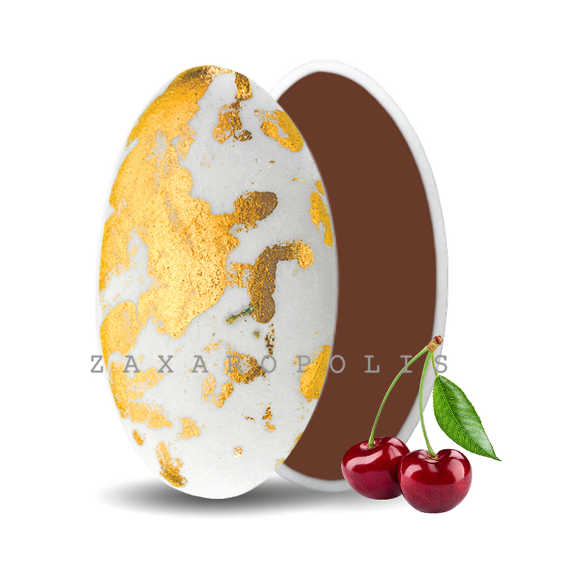 Κουφέτα Zaxaropolis - Choco Splash Αγριοκέρασο Χρυσό Πιτσιλωτό (1kg.) ≈275τμχ.