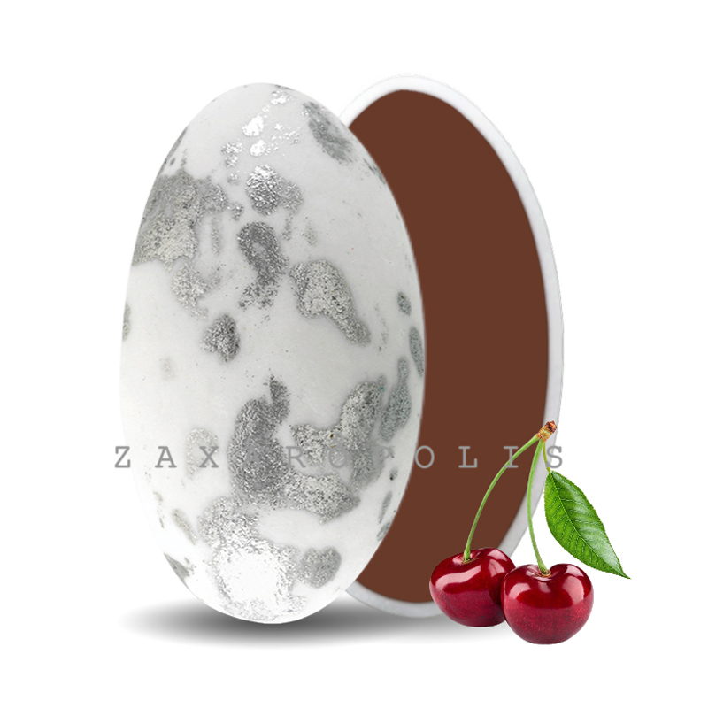 Κουφέτα Zaxaropolis - Choco Splash Αγριοκέρασο Ασημί Πιτσιλωτό (1kg.) ≈275τμχ.