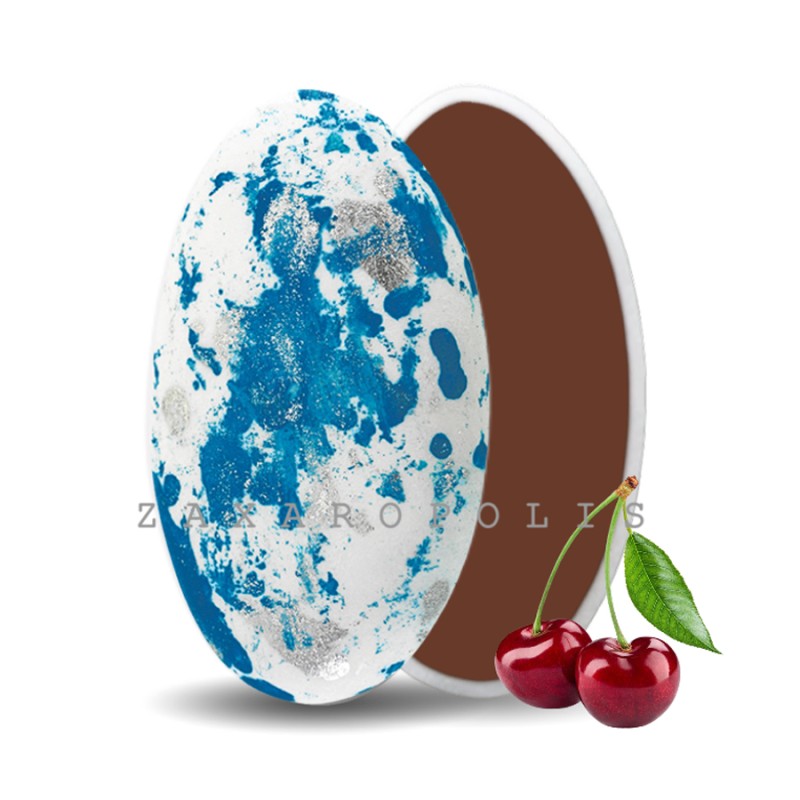 Κουφέτα Zaxaropolis - Choco Splash Αγριοκέρασο Μπλε Πιτσιλωτό (1kg.) ≈275τμχ.