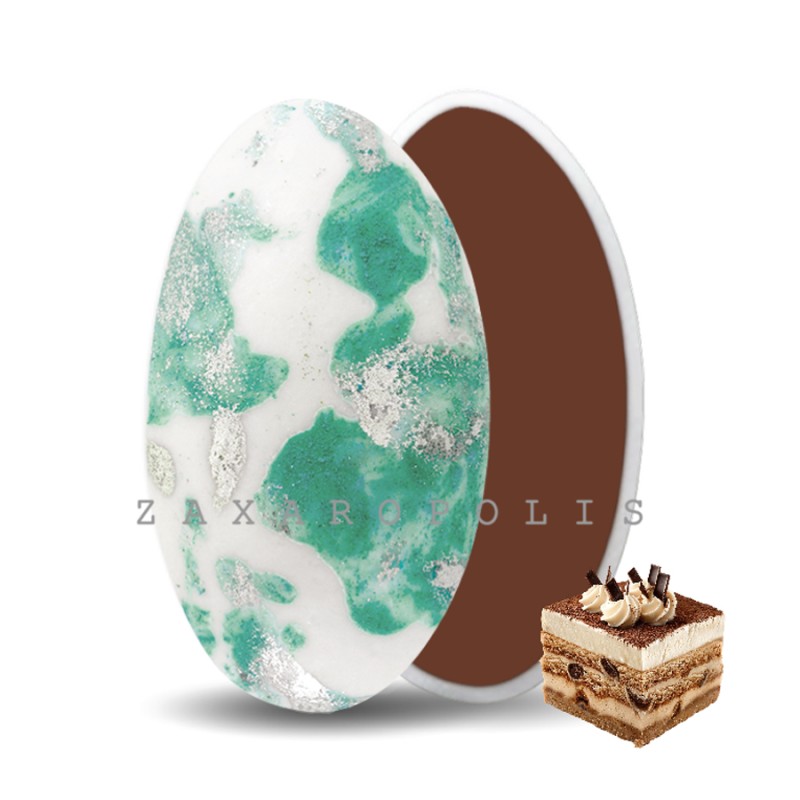 Κουφέτα Zaxaropolis - Choco Splash Τιραμισού Βεραμάν Πιτσιλωτό (1kg.) ≈275τμχ.