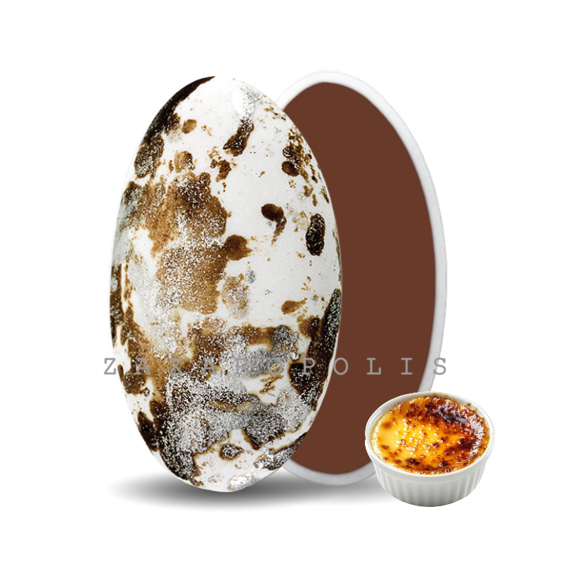Κουφέτα Zaxaropolis - Choco Splash Crème Brûlée Καφέ Πιτσιλωτό (1kg.) ≈275τμχ.