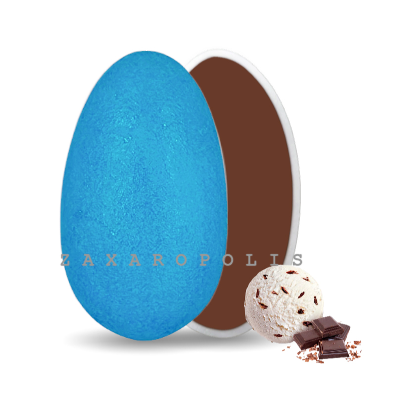 Κουφέτα Zaxaropolis - Choco Splash Στρατσιατέλα Μπλε (1kg.) ≈275τμχ.