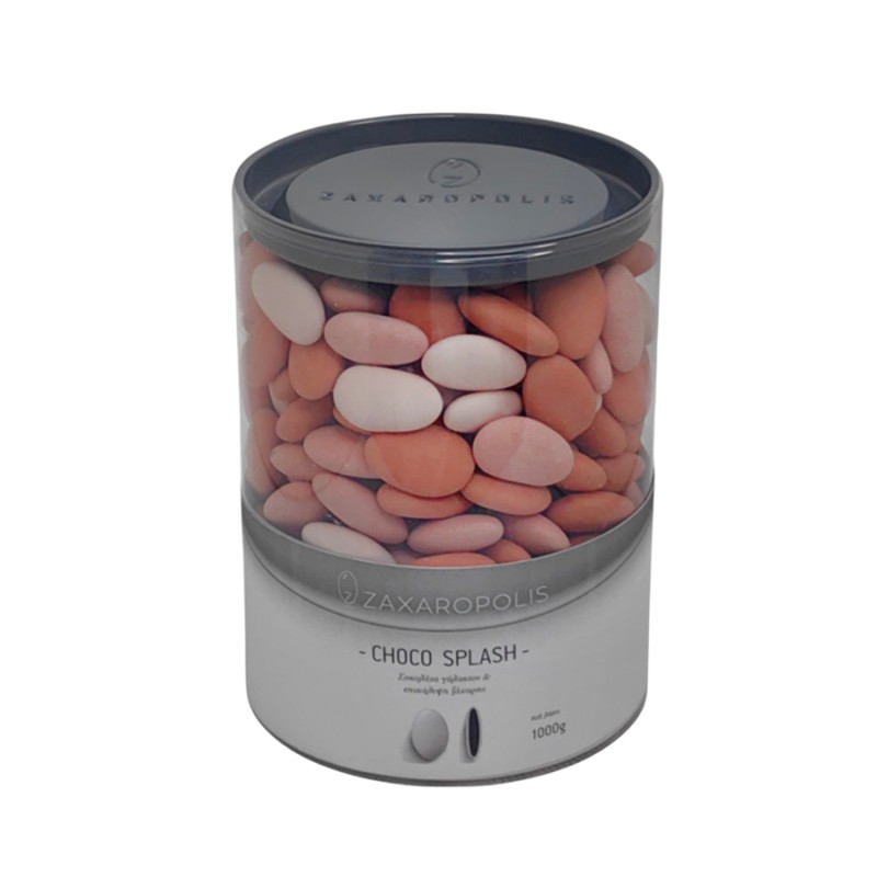 Κουφέτα Zaxaropolis - Choco Splash Στρατσιατέλα Σάπιο Μήλο Σε 3 Αποχρώσεις (1kg.) ≈275τμχ.