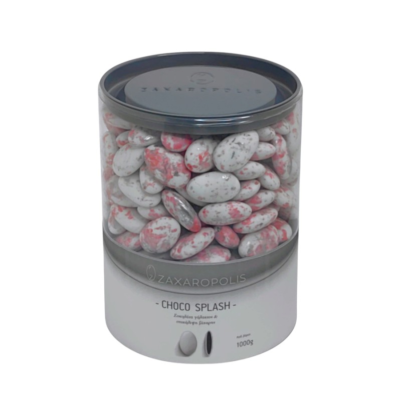 Κουφέτα Zaxaropolis - Choco Splash Καρύδα Σάπιο Μήλο Πιτσιλωτό (1kg.) ≈275τμχ.