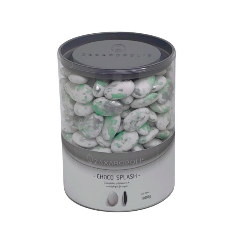 Κουφέτα Zaxaropolis - Choco Splash Καρύδα Βεραμάν Πιτσιλωτό (1kg.) ≈275τμχ.