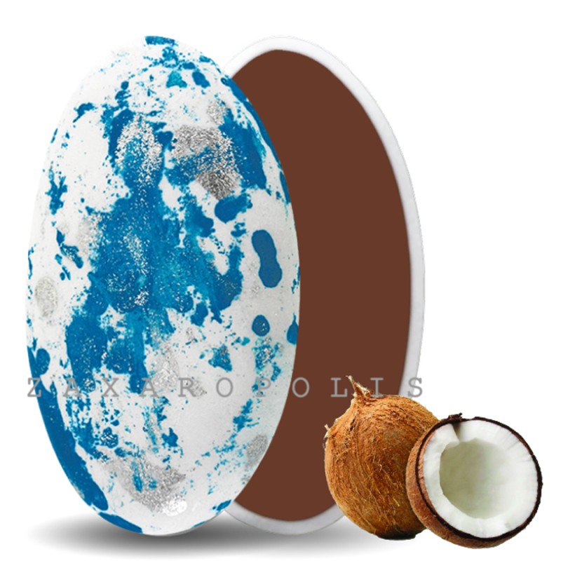 Κουφέτα Zaxaropolis - Choco Splash Καρύδα Μπλε Πιτσιλωτό (1kg.) ≈275τμχ.