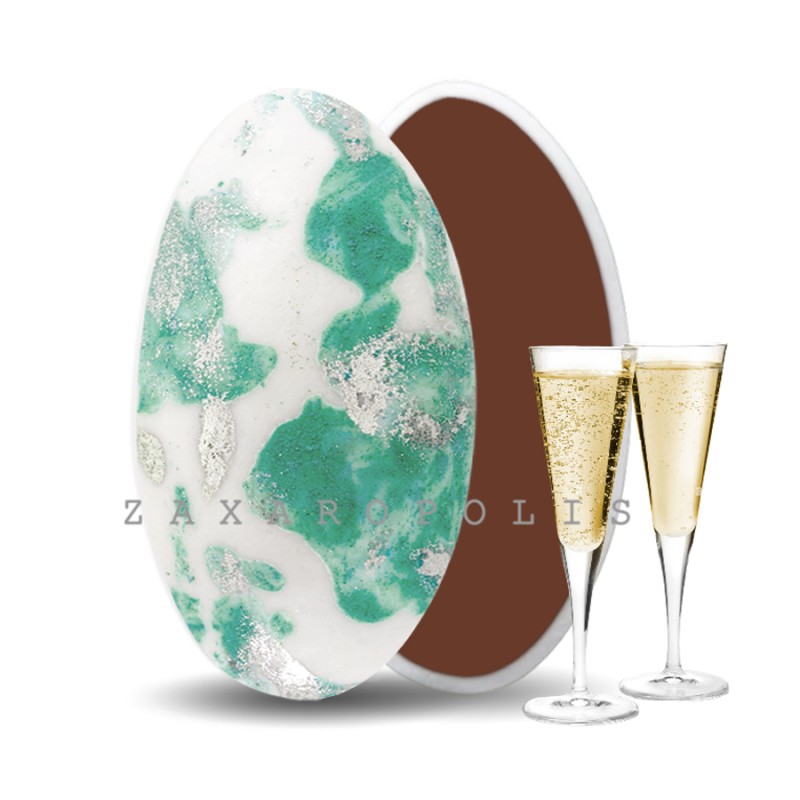 Κουφέτα Zaxaropolis - Choco Splash Σαμπάνια Βεραμάν Πιτσιλωτό (1kg.) ≈275τμχ.