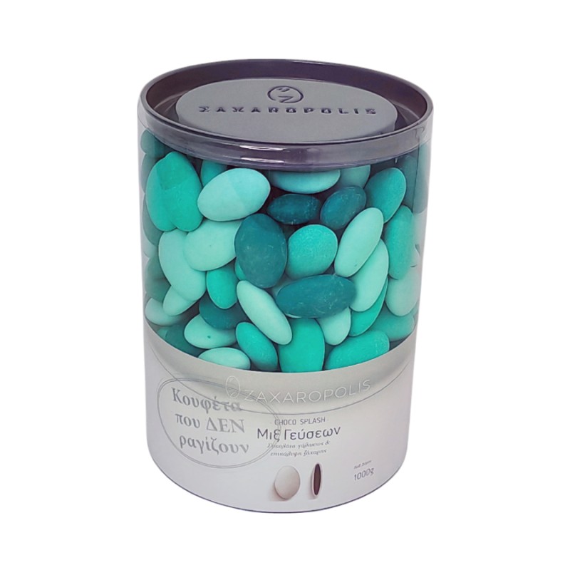 Κουφέτα Zaxaropolis - Choco Splash Mix Γεύσεων Μέντα Σε 3 Αποχρώσεις (1kg.) ≈275τμχ.