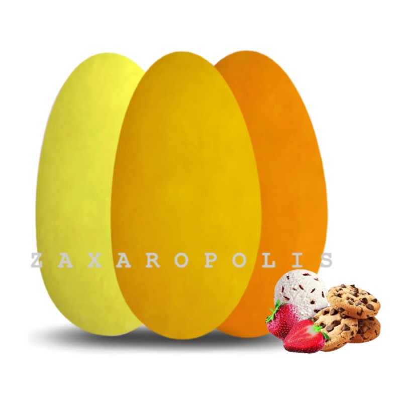 Κουφέτα Zaxaropolis - Choco Splash Mix Γεύσεων Κίτρινο Σε 3 Αποχρώσεις (1kg.) ≈275τμχ.