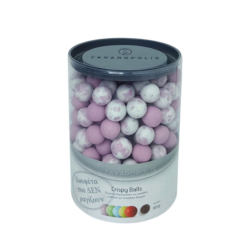 Κουφέτα Zaxaropolis - Crispy Mix Μωβ (0,8kg.) ≈210τμχ.