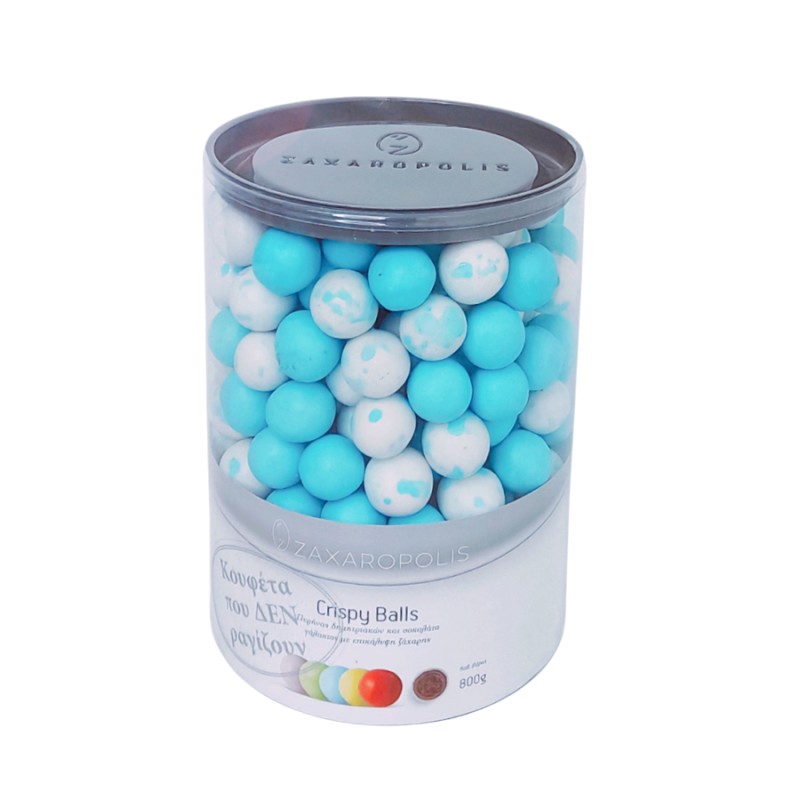 Κουφέτα Zaxaropolis - Crispy Mix Γαλάζιο (0,8kg.) ≈210τμχ.