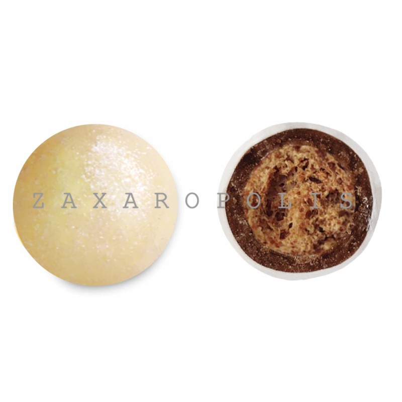 Κουφέτα Zaxaropolis - Crispy Περλέ Μπεζ (0,8kg.) ≈210τμχ.