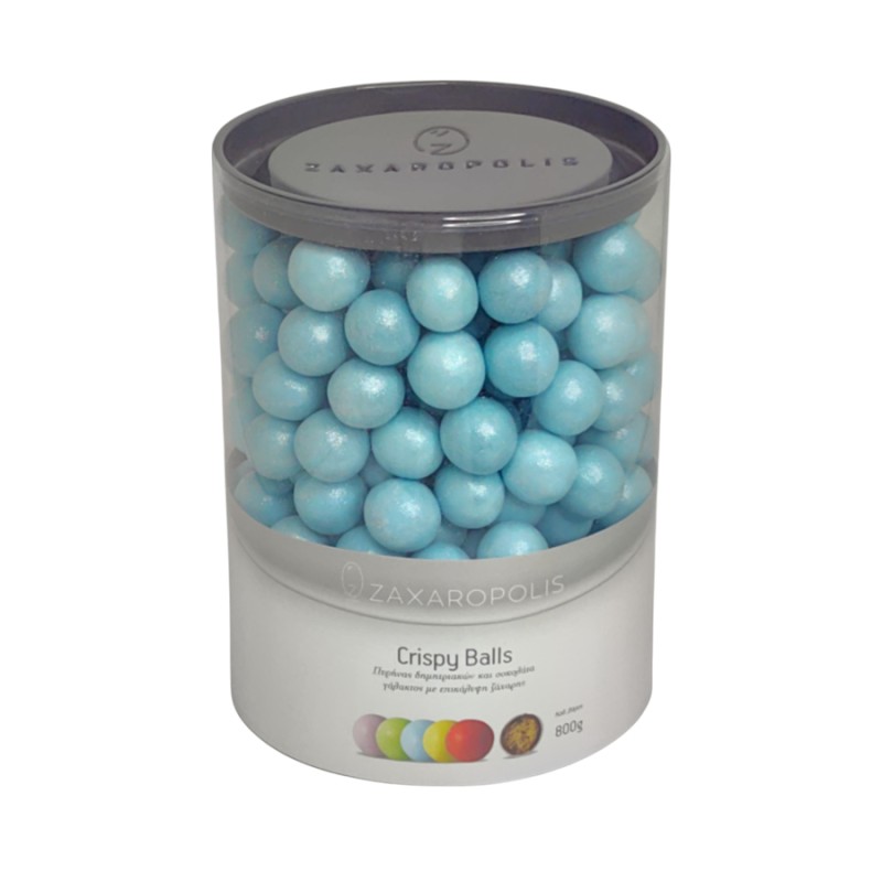 Κουφέτα Zaxaropolis - Crispy Περλέ Γαλάζιο (0,8kg.) ≈210τμχ.