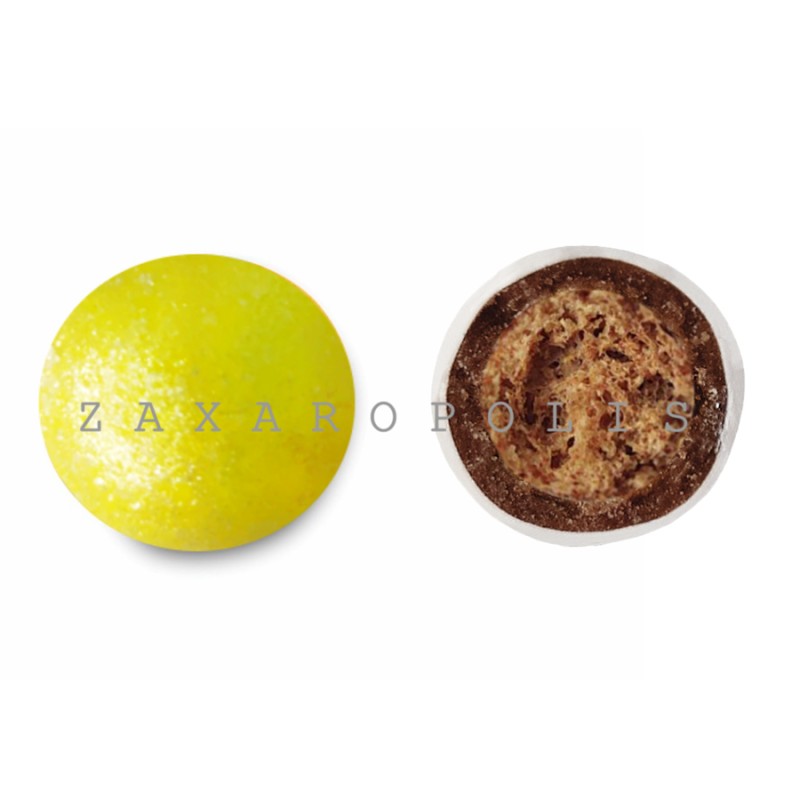 Κουφέτα Zaxaropolis - Crispy Περλέ Κίτρινο (0,8kg.) ≈210τμχ.