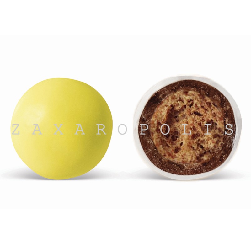 Κουφέτα Zaxaropolis - Crispy Κίτρινο (0,8kg.) ≈210τμχ.