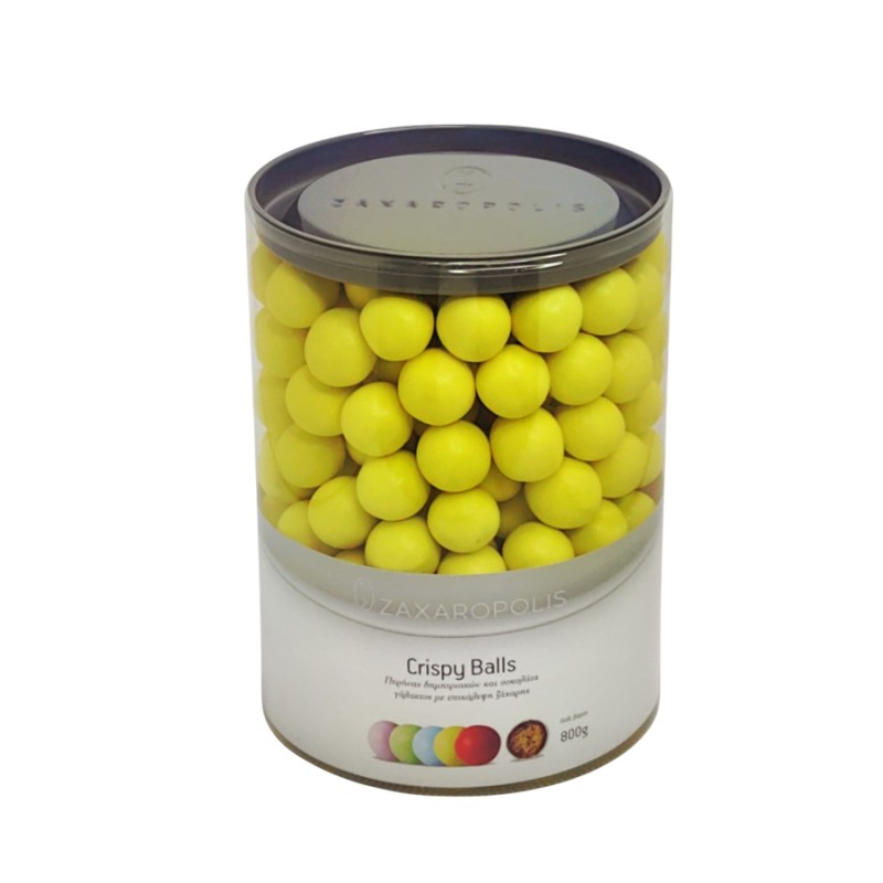 Κουφέτα Zaxaropolis - Crispy Κίτρινο (0,8kg.) ≈210τμχ.
