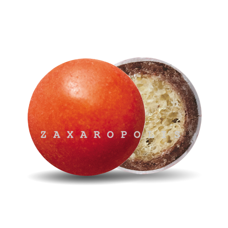 Κουφέτα Zaxaropolis - Crispy Κόκκινο (0,8kg.) ≈210τμχ.