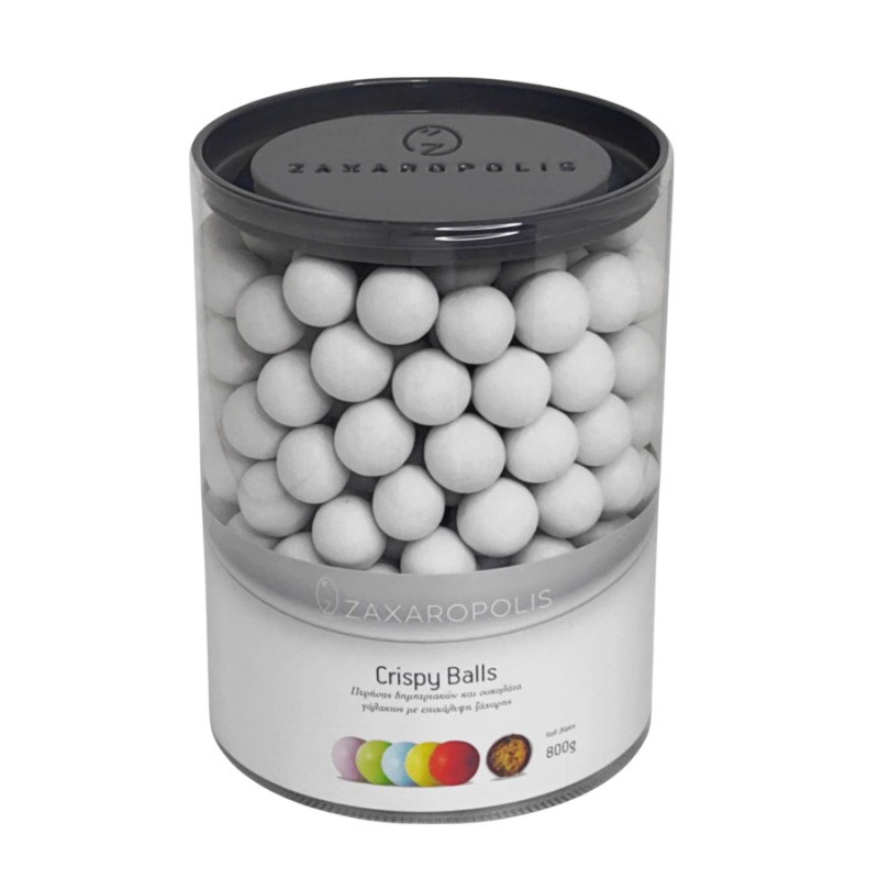 Κουφέτα Zaxaropolis - Crispy Λευκό (0,8kg.) ≈210τμχ.