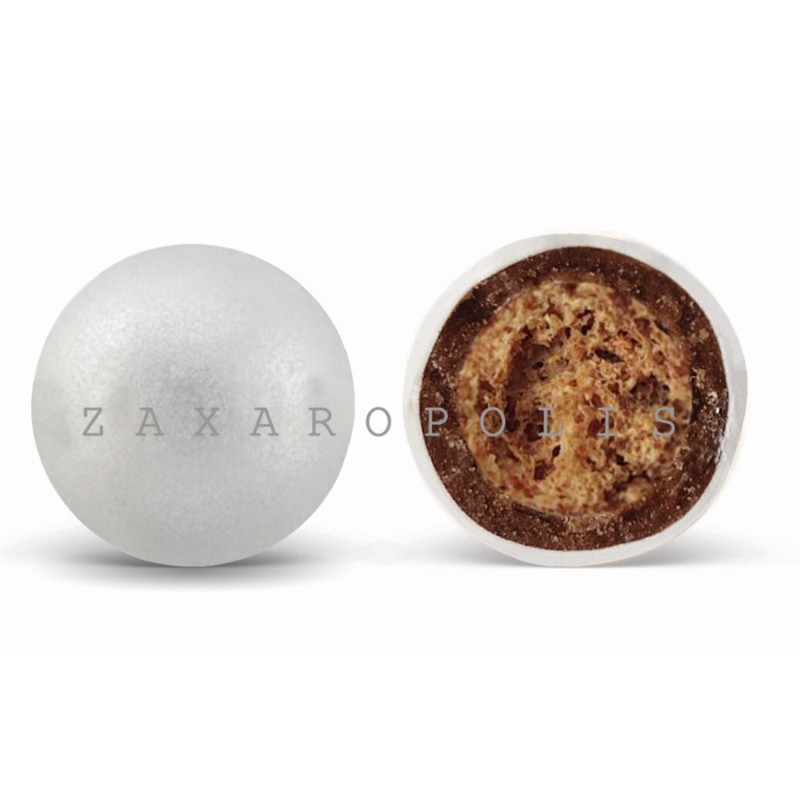 Κουφέτα Zaxaropolis - Crispy Περλέ Λευκό (0,8kg.) ≈210τμχ.