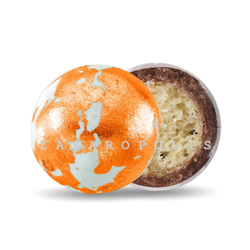 Κουφέτα Zaxaropolis - Crispy Ροζ Χρυσό Πιτσιλωτό (0,8kg.) ≈210τμχ.