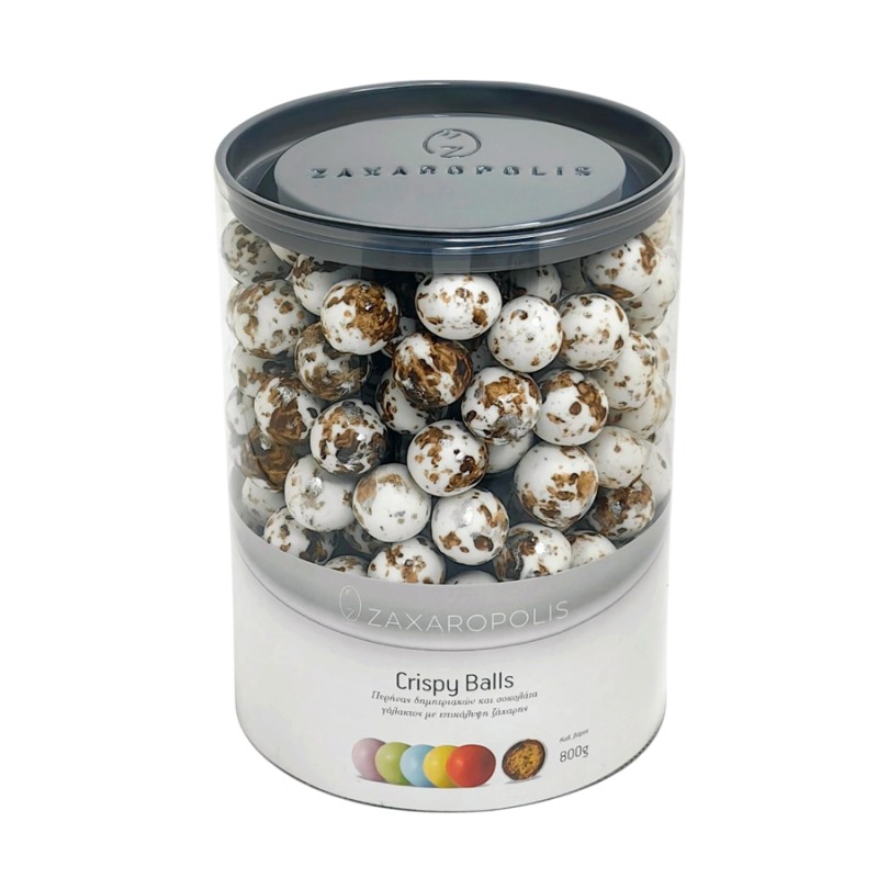 Κουφέτα Zaxaropolis - Crispy Καφέ Πιτσιλωτό (0,8kg.) ≈210τμχ.